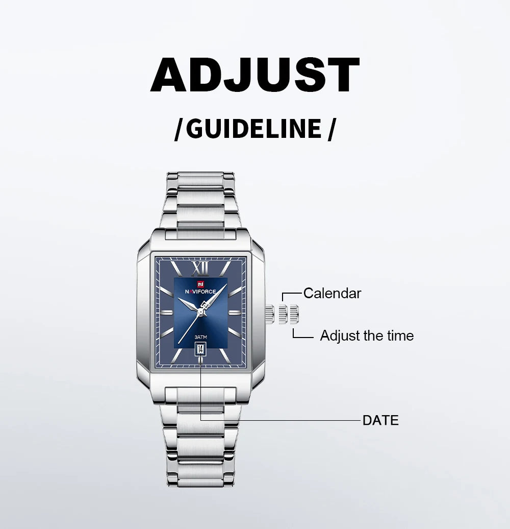 NAVIFORCE Men's Anniversary Stainless Steel Watch