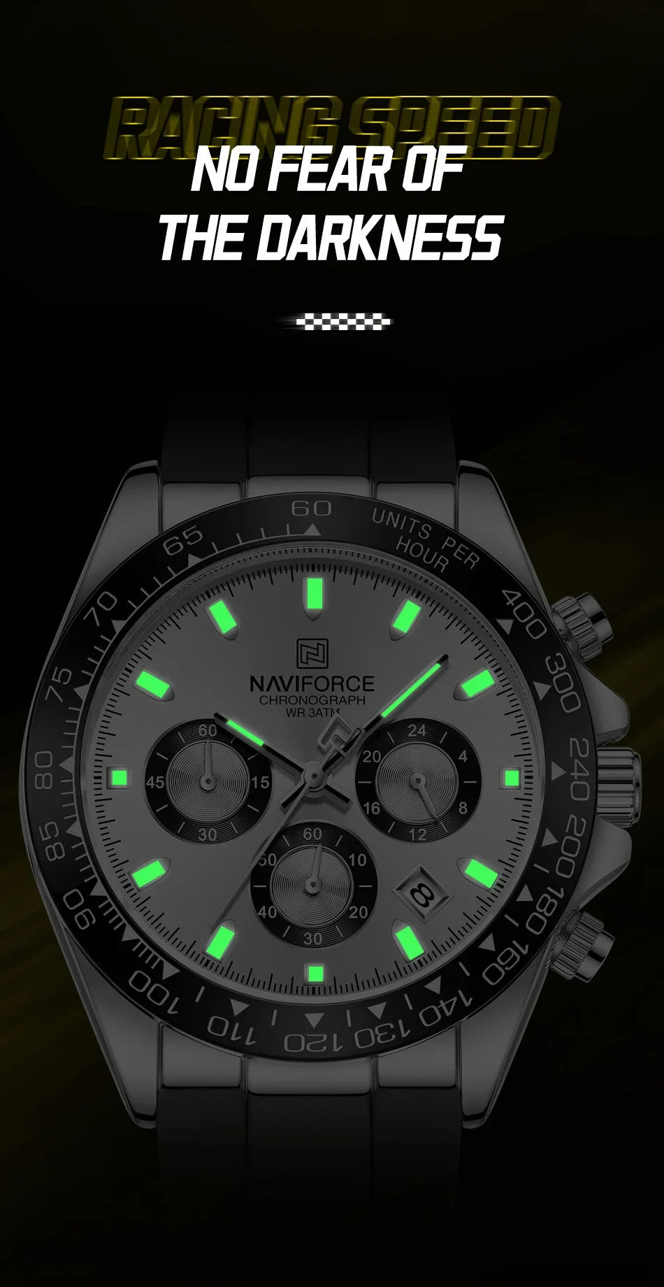 NAVIFORCE Men's Sport Chronograph Watch