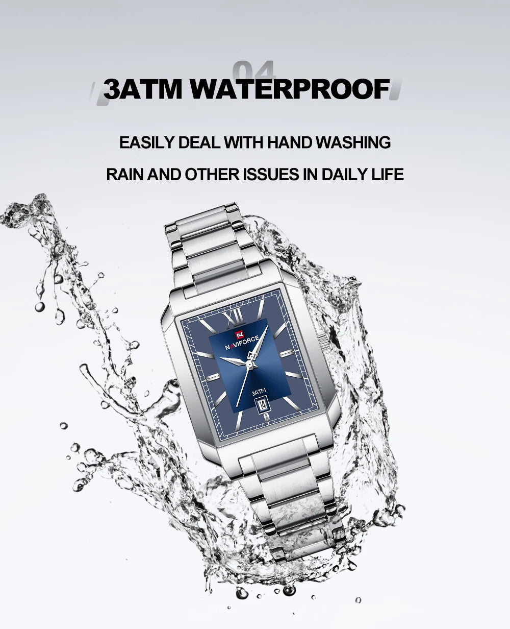 NAVIFORCE Men's Anniversary Stainless Steel Watch