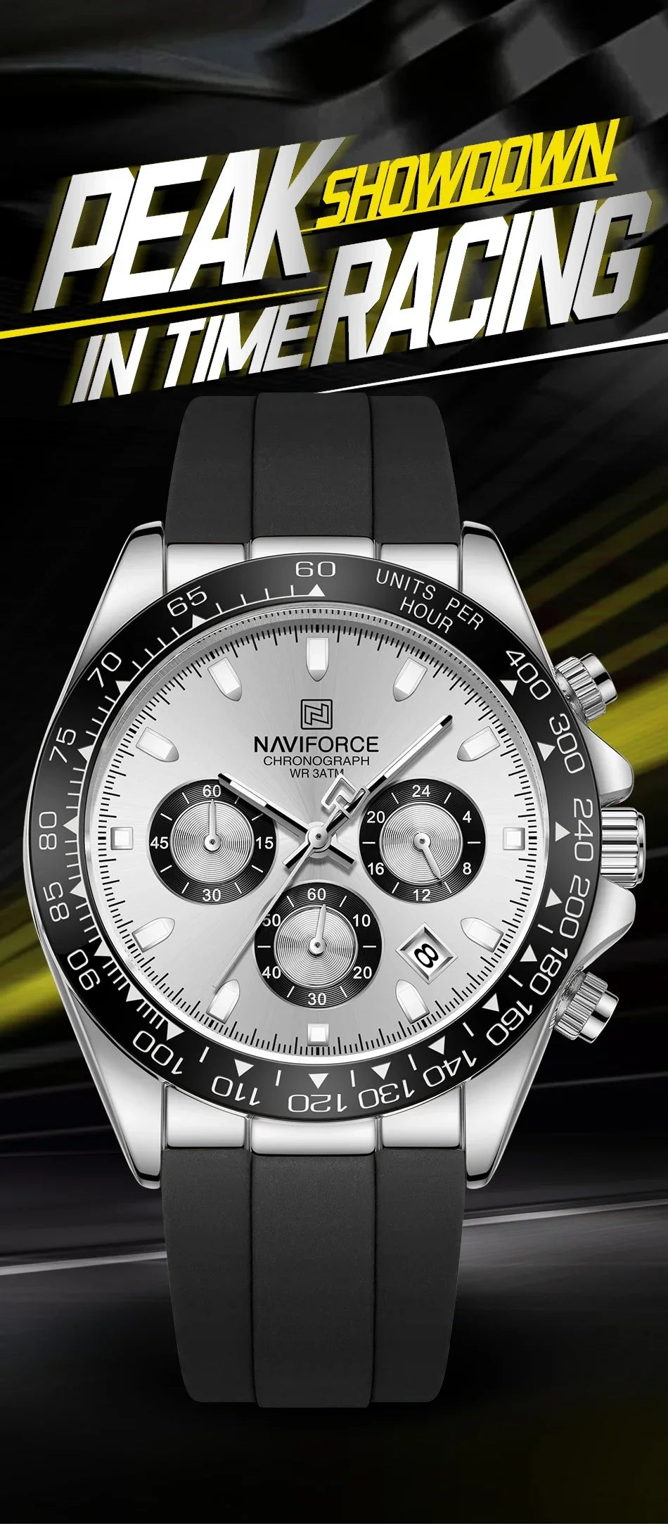 NAVIFORCE Men's Sport Chronograph Watch