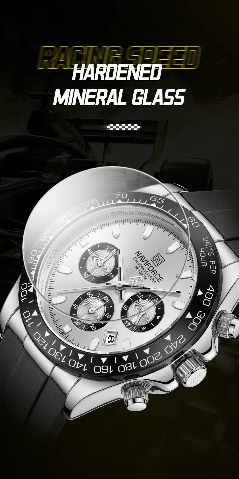 NAVIFORCE Men's Sport Chronograph Watch