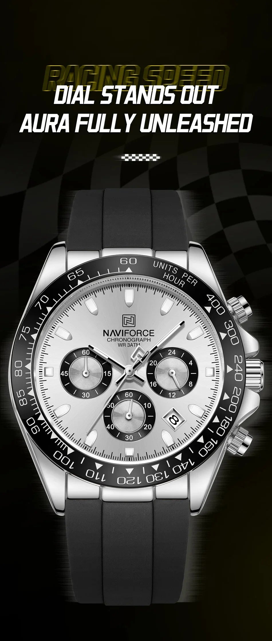 NAVIFORCE Men's Sport Chronograph Watch