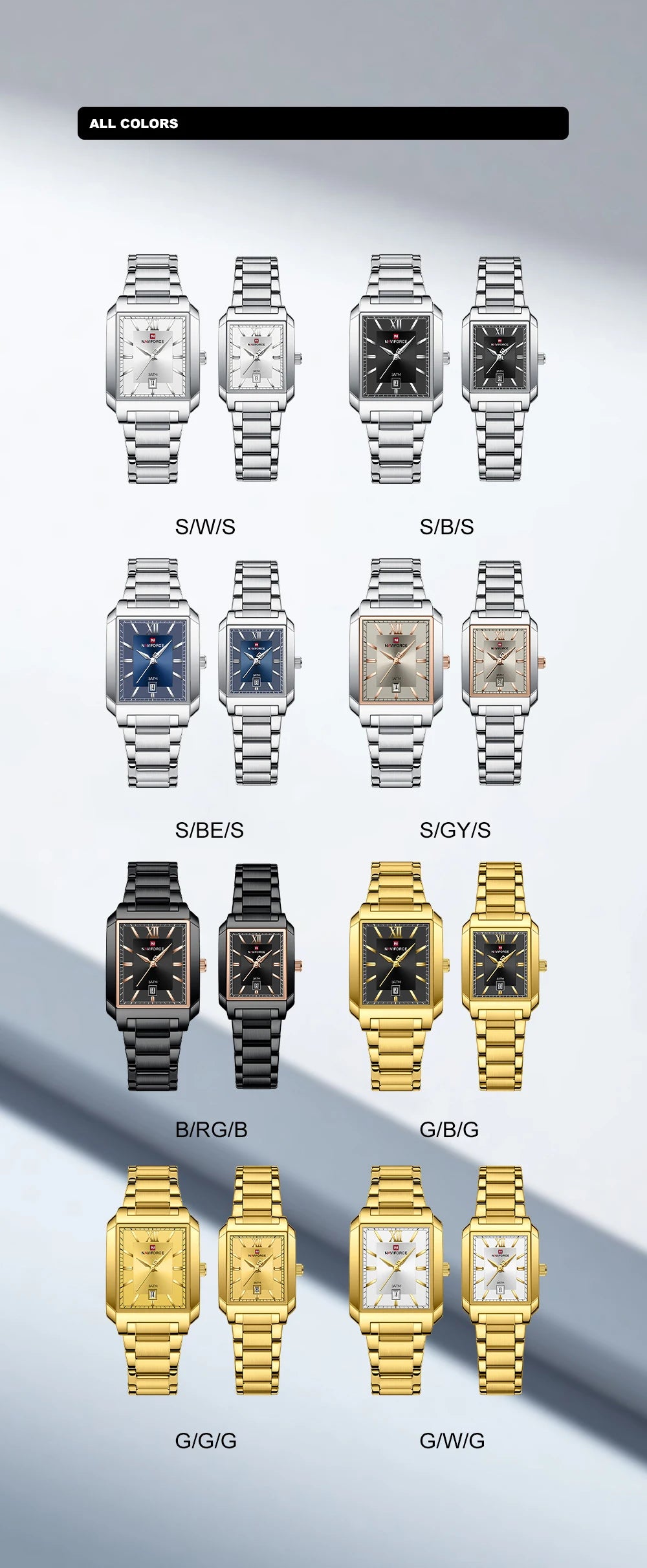 NAVIFORCE Men's Anniversary Stainless Steel Watch