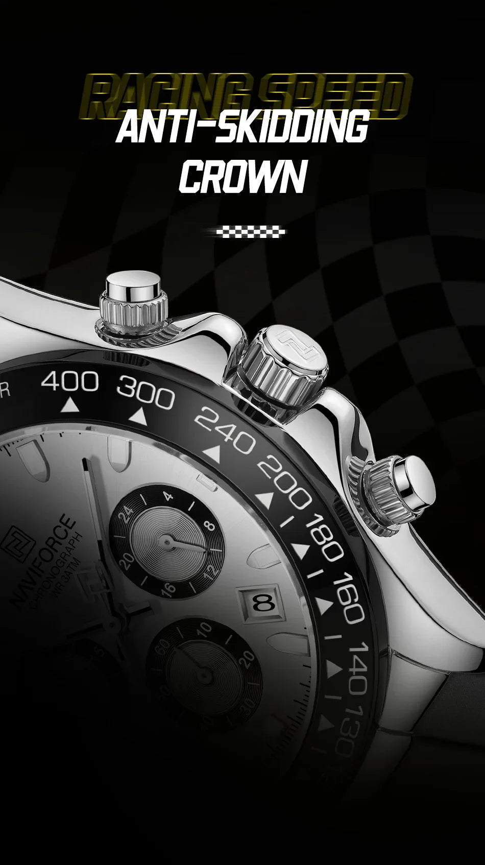 NAVIFORCE Men's Sport Chronograph Watch