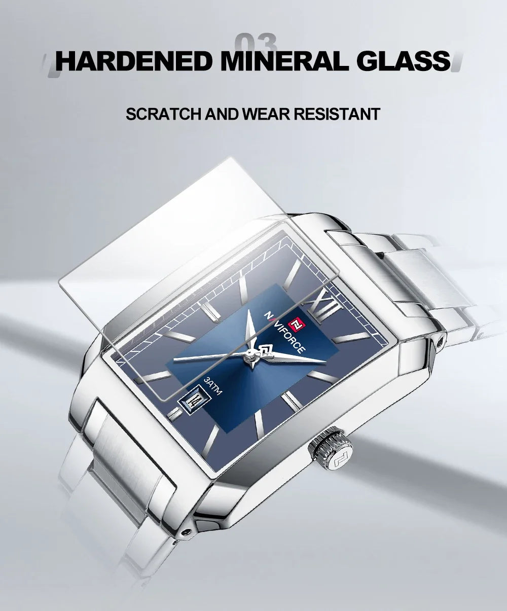 NAVIFORCE Men's Anniversary Stainless Steel Watch