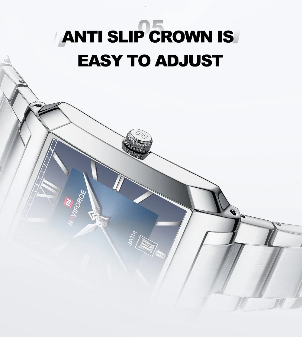 NAVIFORCE Men's Anniversary Stainless Steel Watch